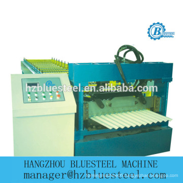 YX28-207-828 glazed tile roll forming machine, corrugated roof sheet making machine